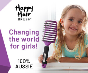 Happy Hair Brush Advertisement