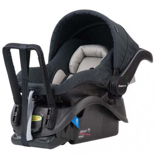 steelcraft infant carrier black linen