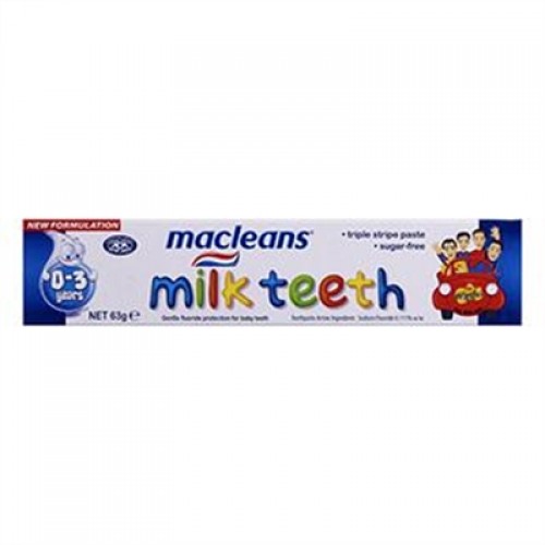 milk teeth toothpaste swallowed