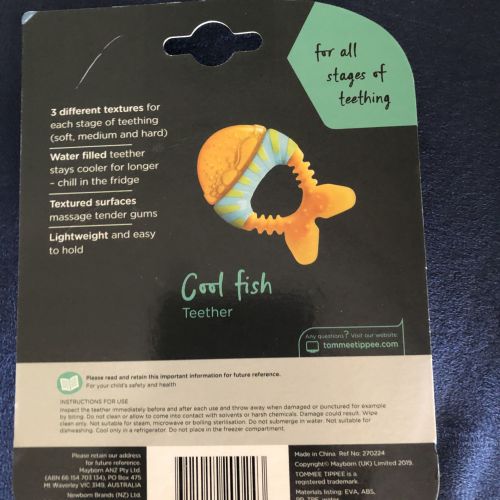 tommee tippee cool fish teether