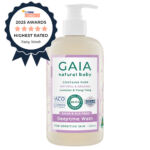 TMB Awards 2025 Highest Rated Baby Wash - GAIA Natural Baby Sleeptime Bath