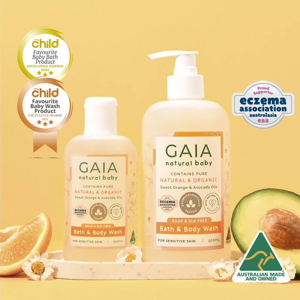 GAIA Natural Baby Bath & Body Wash Tell Me Baby