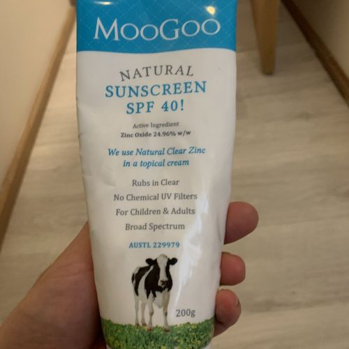 MooGoo Natural Sunscreen SPF 40 for Baby Reviews Tell Me Baby