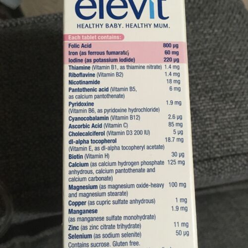 Elevit Pregnancy Multivitamin Tablet Reviews Tell Me Baby