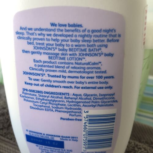 Johnson’s Baby Bedtime Lotion Reviews Tell Me Baby