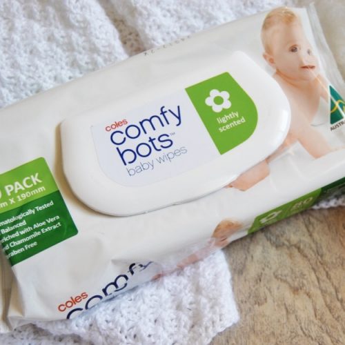 coles curash water wipes