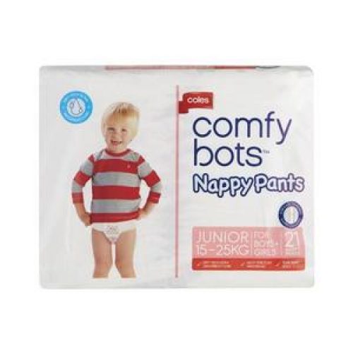 coles nappy pants huggies