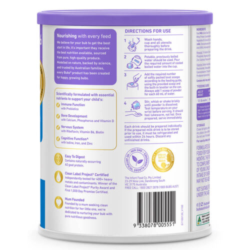 Bubs Easy-Digest Goat Milk Toddler Drink Stage 3 Reviews