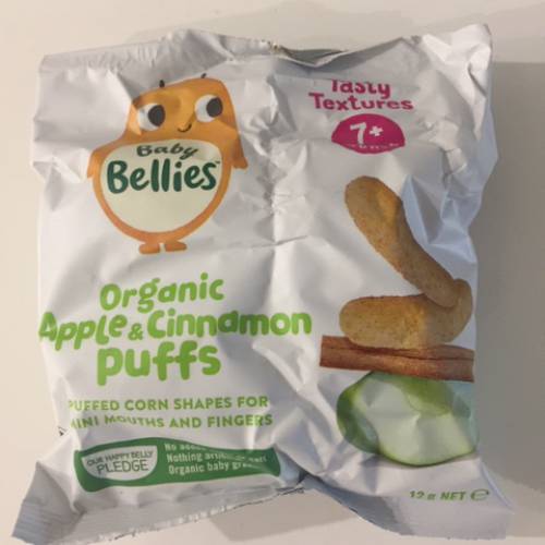 baby bellies organic blueberry puffs