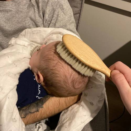 pure baby hair brush