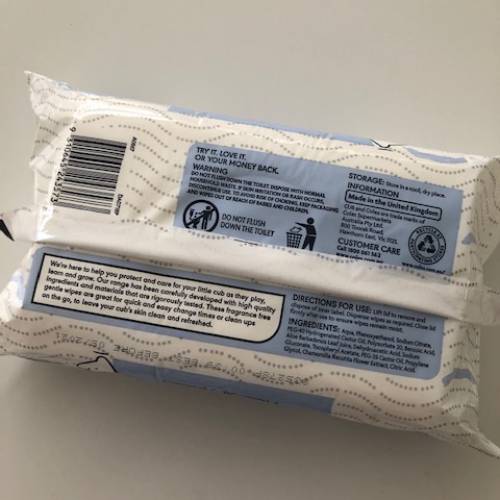 cub baby wipes