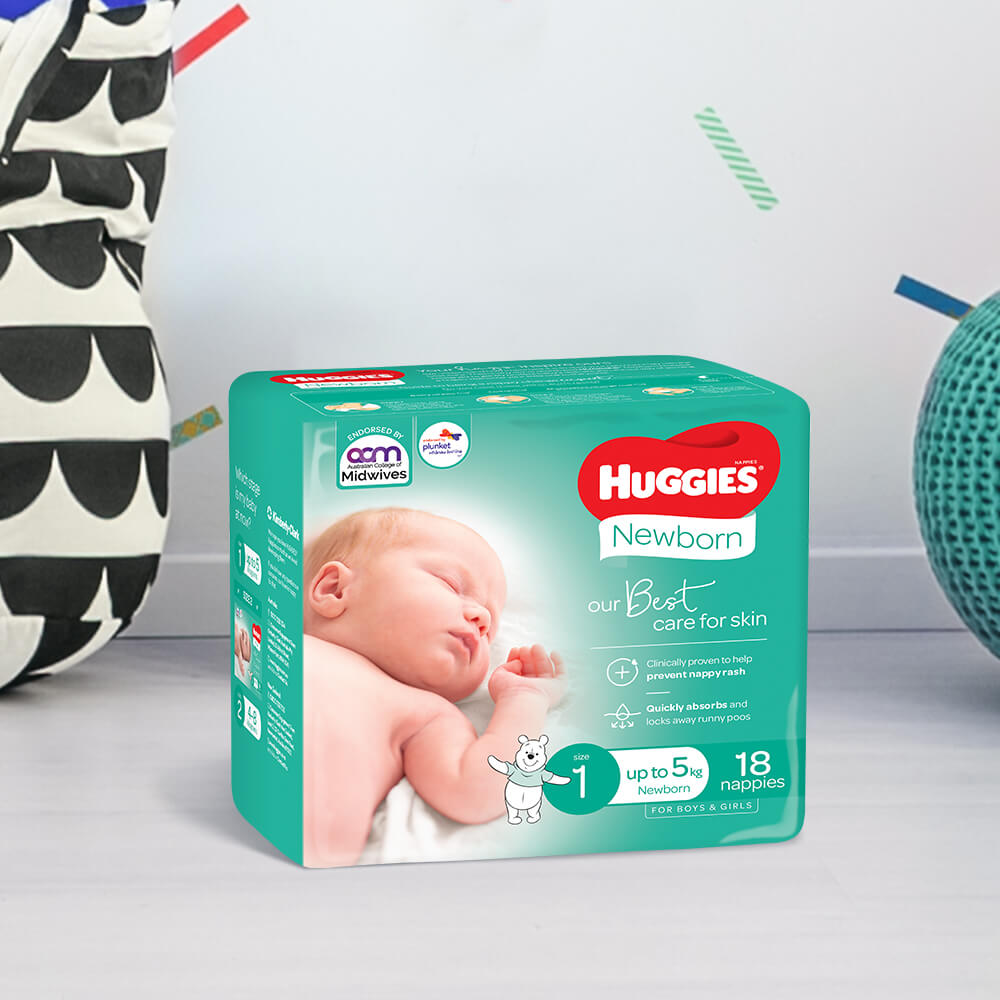 huggies ultimate newborn nappies
