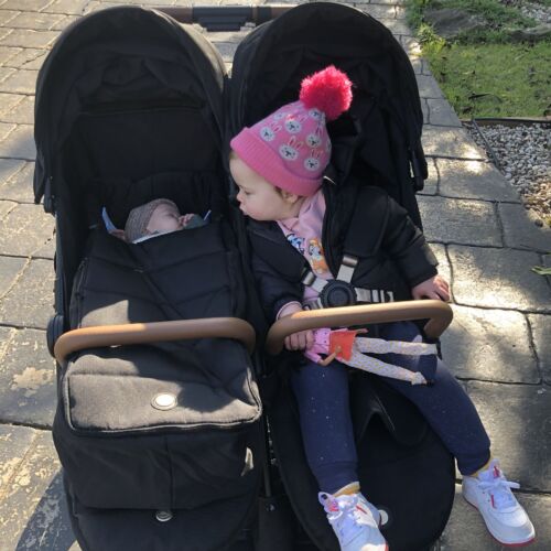 luna double pram