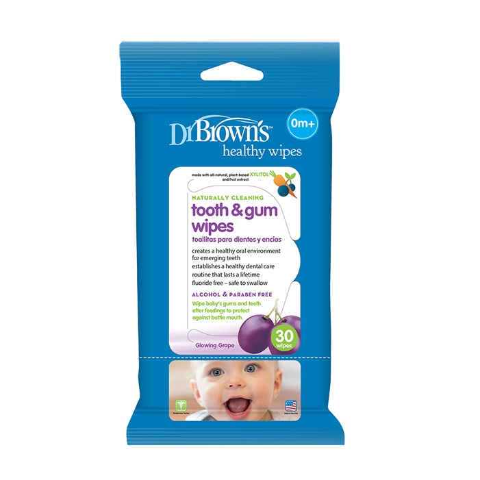 Dr. Brown's Tooth & Gum Wipes Reviews Tell Me Baby