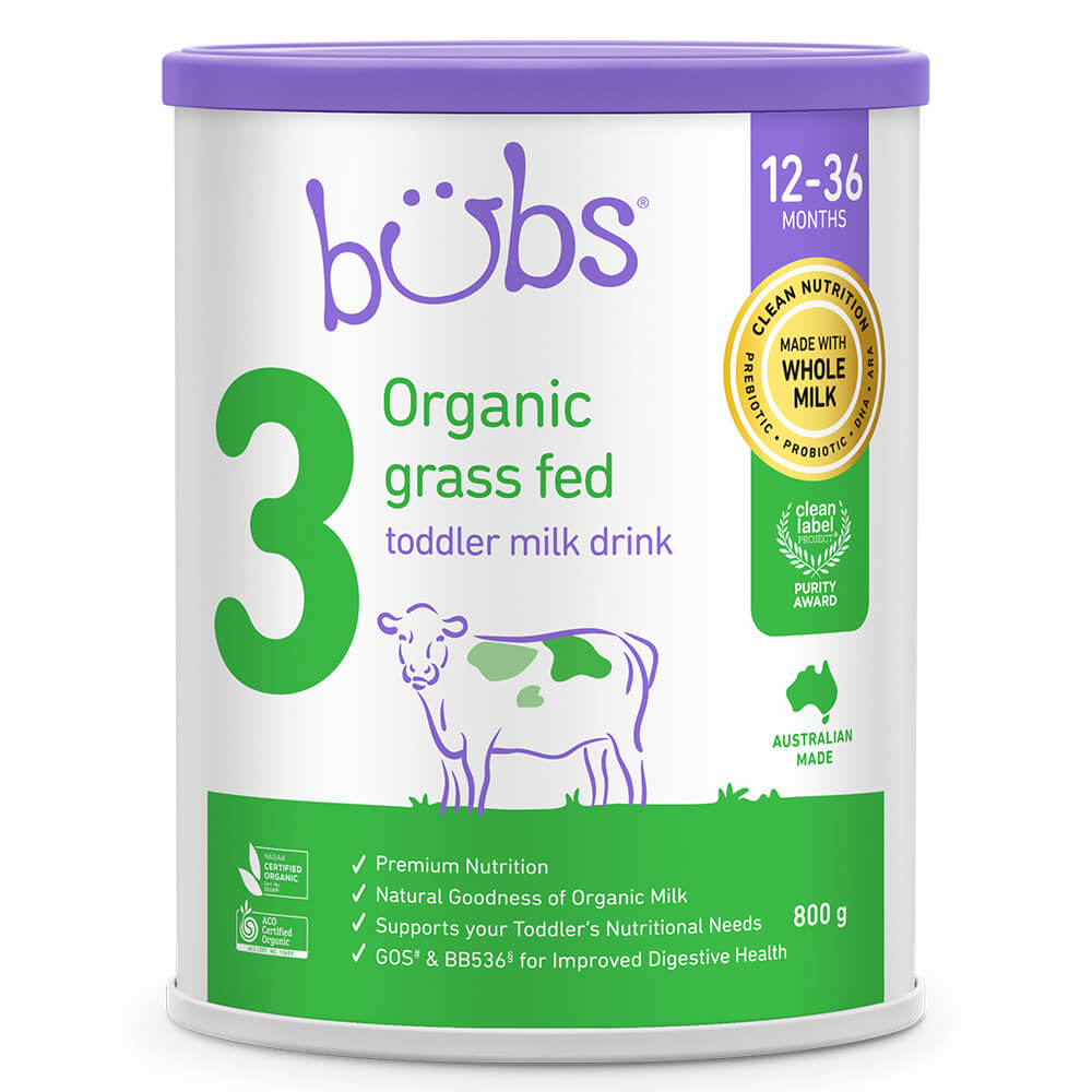 ミルク bubs Organic Grass Fed Toddler Milk 3 bubs-organic-grass-fed-milk-