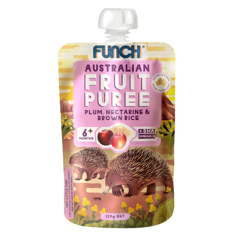 FUNCH Plum, Nectarine & Brown Rice Australian Fruit Puree Reviews