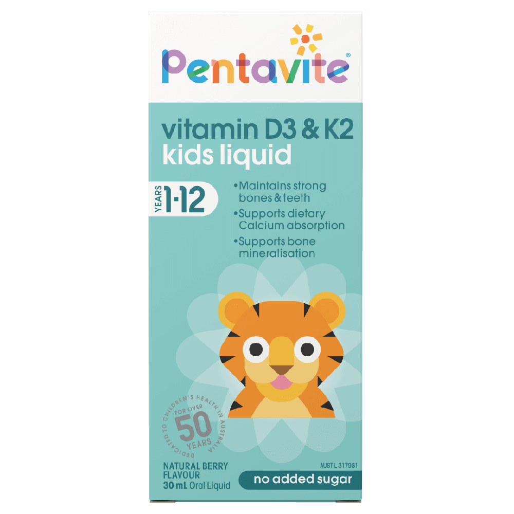 Pentavite Vitamin D3 & K2 Kids Liquid Reviews Tell Me Baby