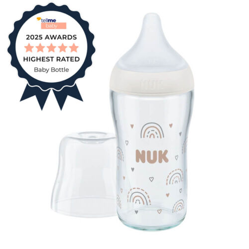 Silicone Teat Nuk Teats Coles NUK Perfect Match Baby Bottle